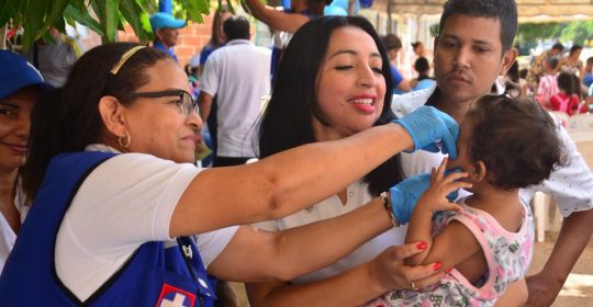 Soledad y Hospital Materno Infantil, cumplieron con la meta propuesta en la Jornada Nacional de Vacunación