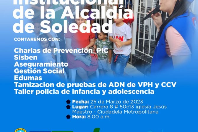 Hospital Materno Infantil se une a la Gran Jornada de Oferta Institucional de la Alcaldía de Soledad