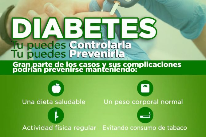 “La diabetes se puede controlar y se puede prevenir”