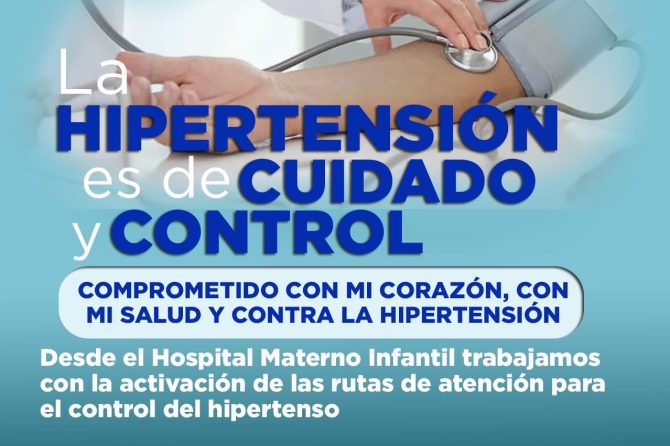 La Hipertensión es de cuidado y control, campaña que promueve el Hospital Materno Infanti de Soledad