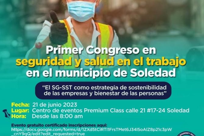 Hospital  Materno Infantil se une al Primer Congreso de Seguridad y Salud en el Trabajo en Soledad