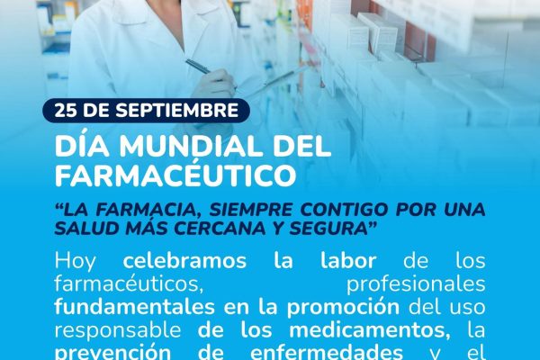 👩‍⚕👨‍⚕ Día Mundial del Farmacéutico 💊🌍