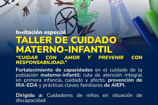 Taller de Cuidado Materno-Infantil en el Barrio Manuela Beltrán