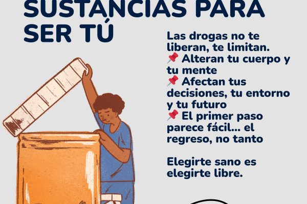 No necesitas sustancias para ser tú
