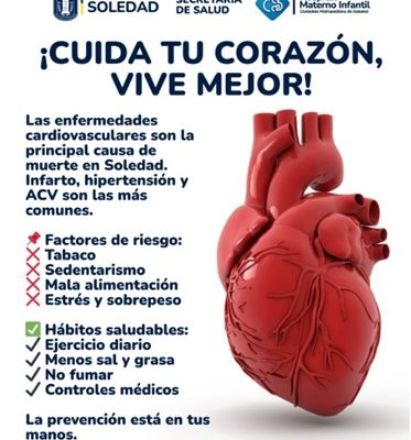¡CUIDA TU CORAZÓN Y VIVE MEJOR!