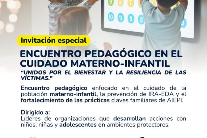 💡 Invitación a Líderes: Encuentro Pedagógico Materno-Infantil