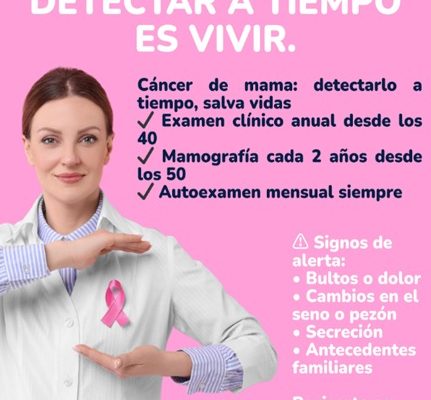 DETECTAR A TIEMPO ES VIVIR