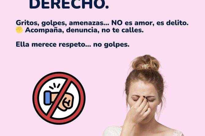 El respeto no se negocia y la violencia nunca es una muestra de amor.