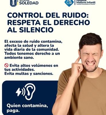 🔇 Control del ruido: respetar el silencio también es cuidar la vida.