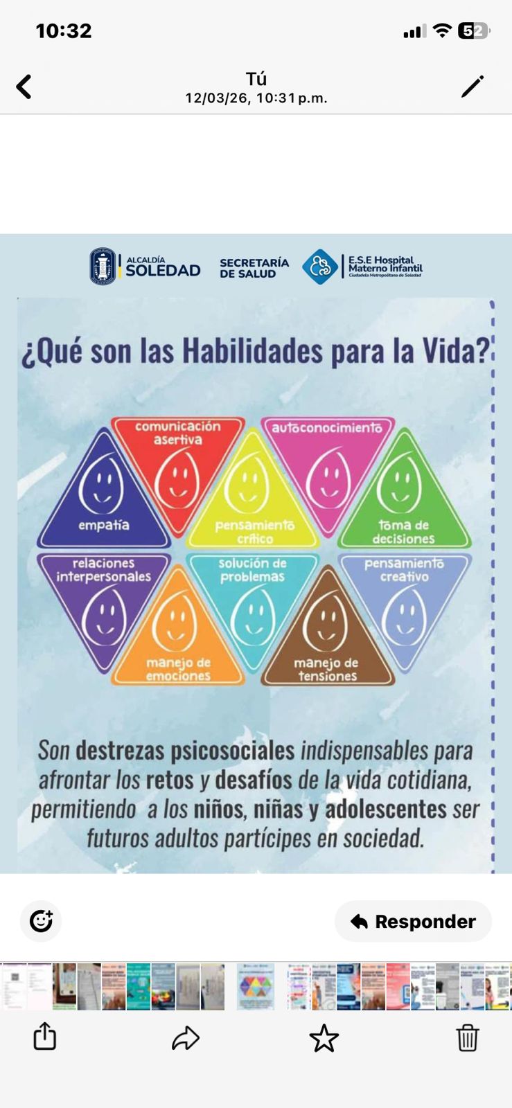Las Habilidades para la Vida - Materno Infantil
