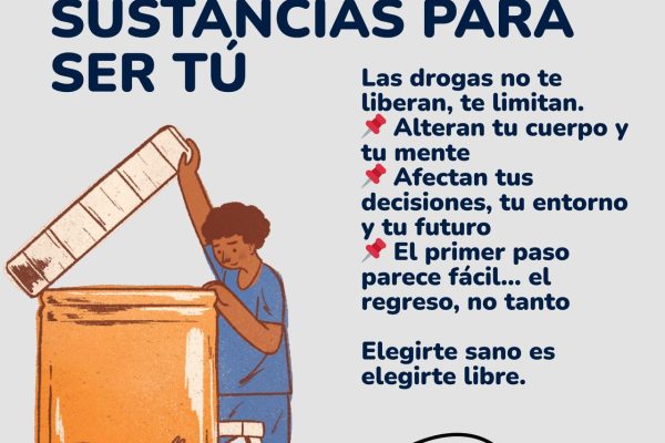 No necesitas sustancias para ser tú