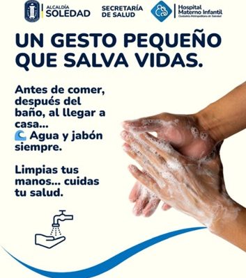 Lavarte las manos puede salvar vidas