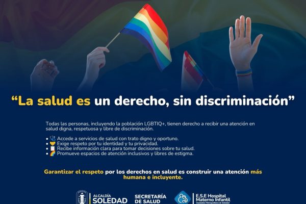 La salud es un derecho para todas las personas, sin discriminación