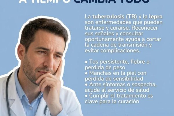 TB y Lepra: Detectarlas a tiempo cambia todo